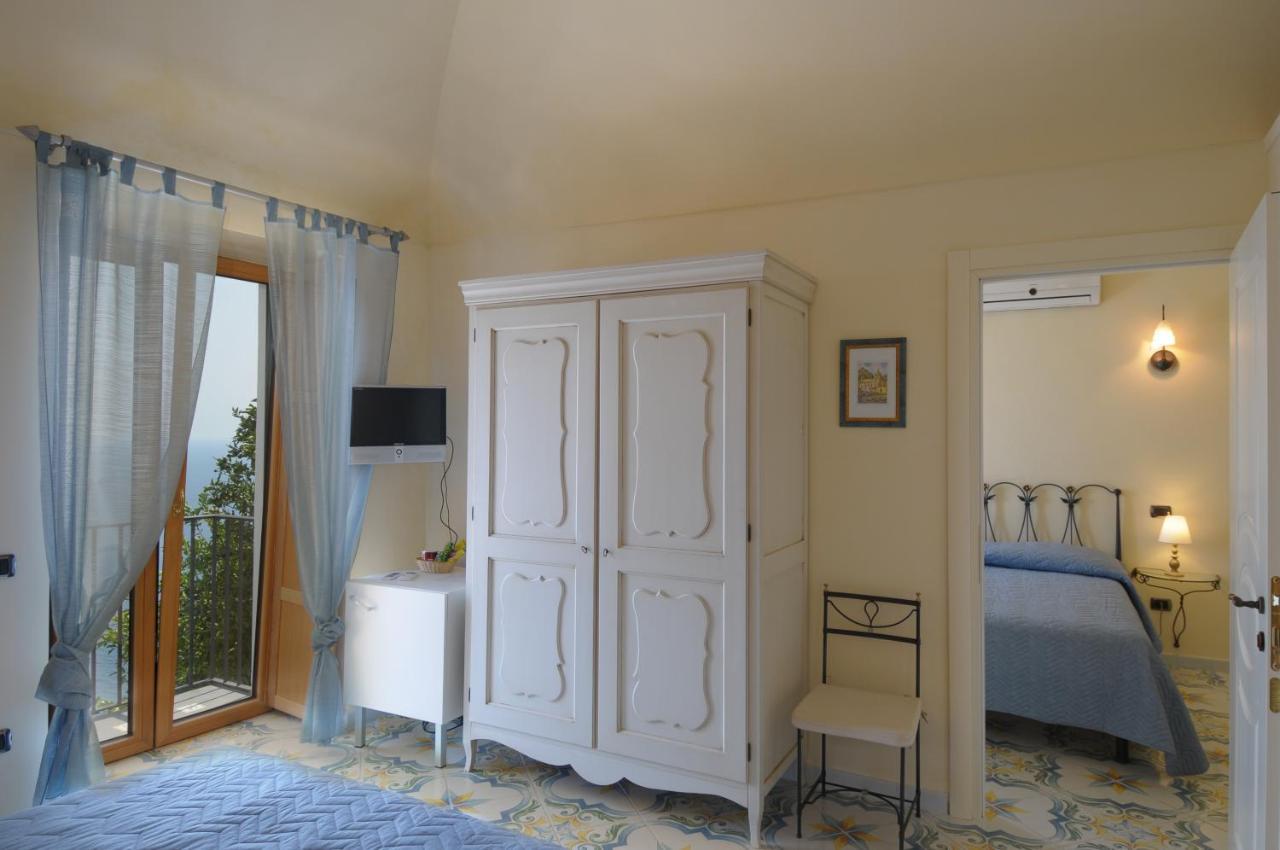 Terrazza Di Rosa - Sea View Villa Praiano Kültér fotó
