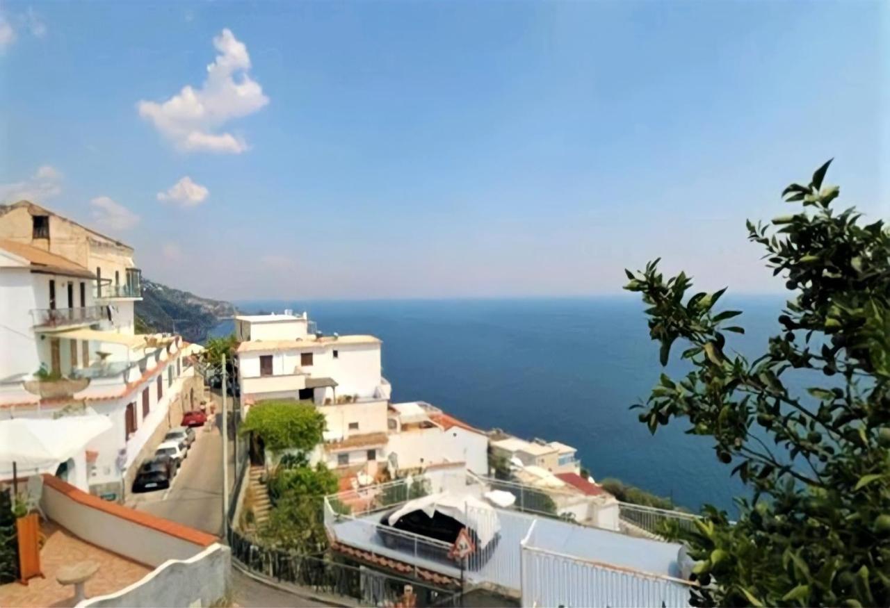 Terrazza Di Rosa - Sea View Villa Praiano Kültér fotó
