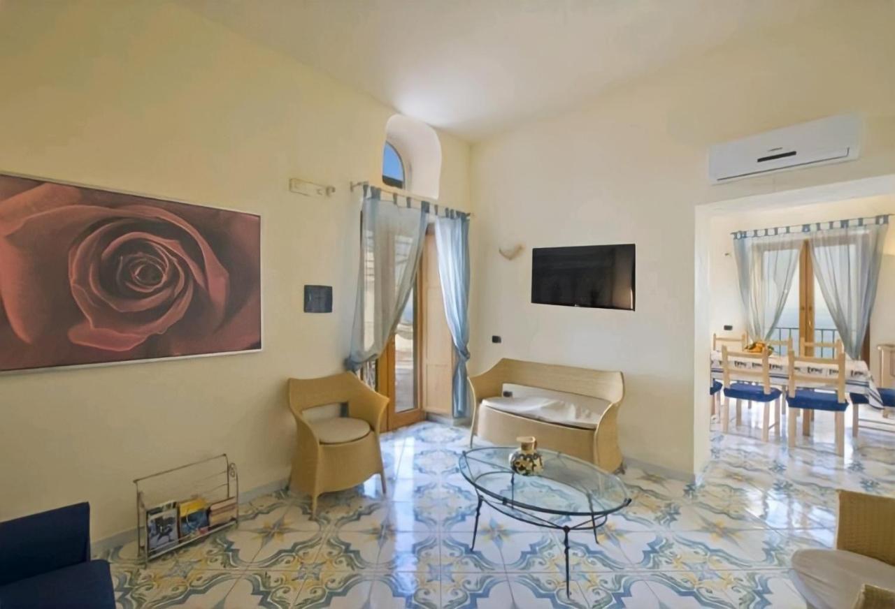 Terrazza Di Rosa - Sea View Villa Praiano Kültér fotó